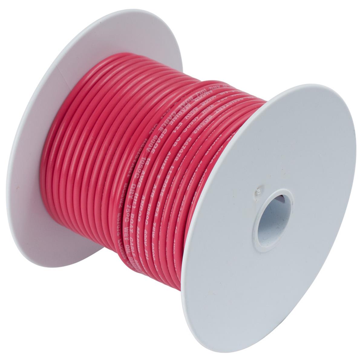 100825 18 AWG Tinned Copper Wire, Red - 250 ft.
