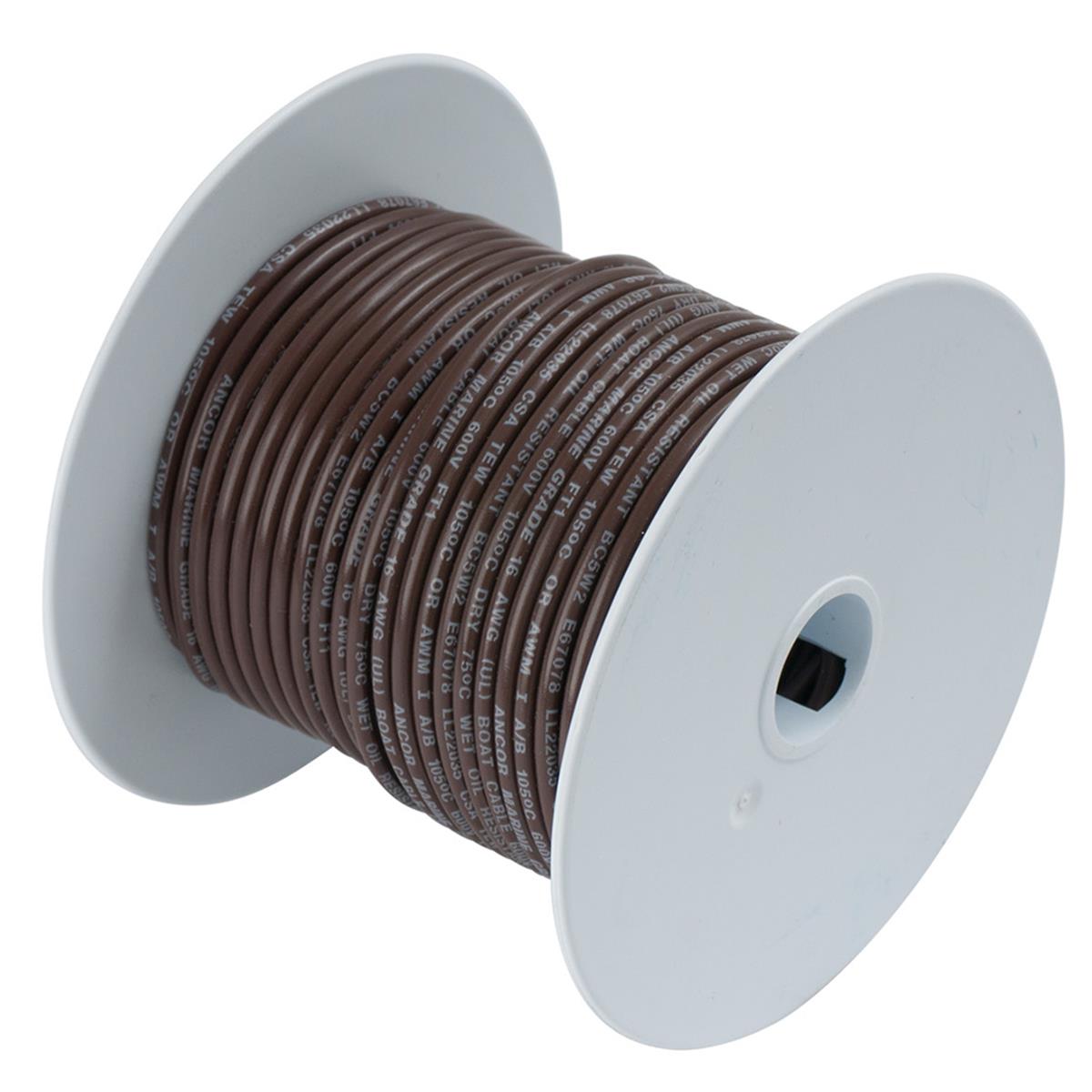 108210 100 ft. 10 Awg Tinned Copper Wire, Brown