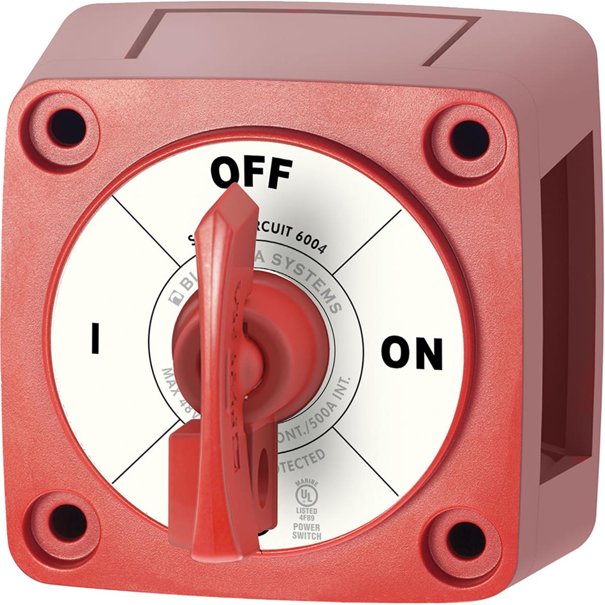 s 6004 Single Circuit On-Off with Locking Key, Red