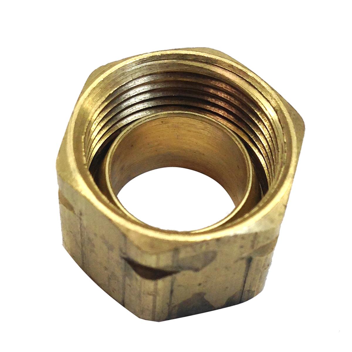 71004K Brass Compression Nut with Sleeve No. 61Ca-6