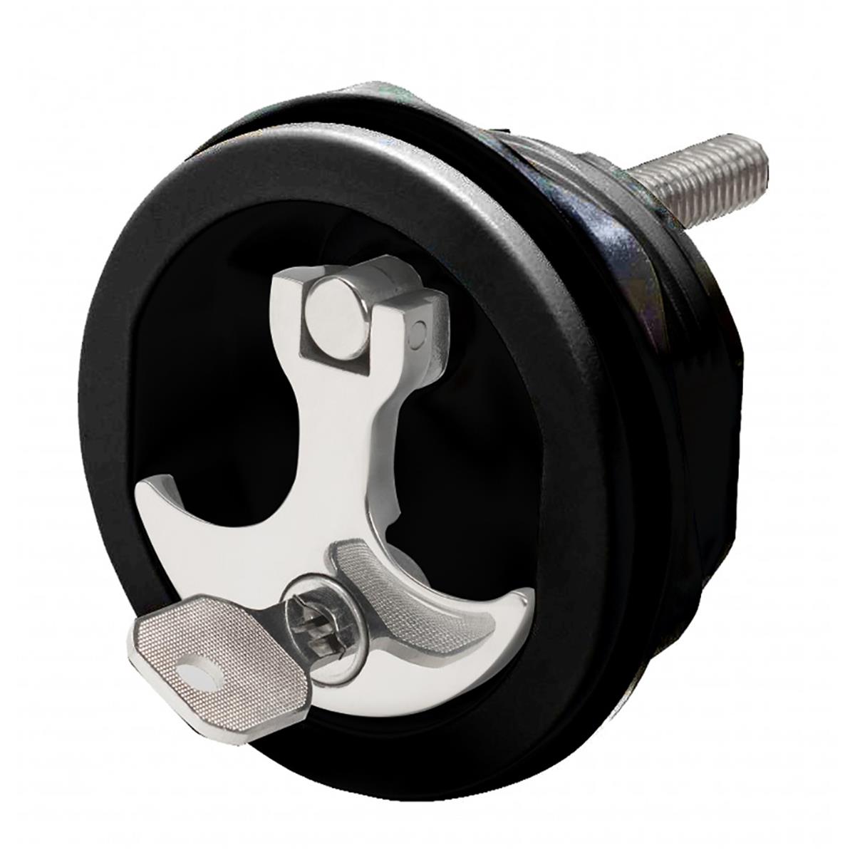 Compression Handle Cp Zamac & Black Nylon Lock