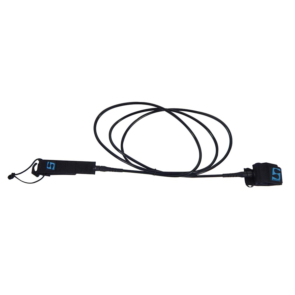 50120 Sup Leash Straight Ankle, Black - 10 ft.