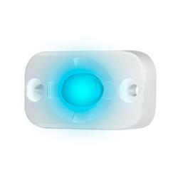Marine Auxiliary Accent Lighting Pod, White & Blue - 1.5 x 3 in.