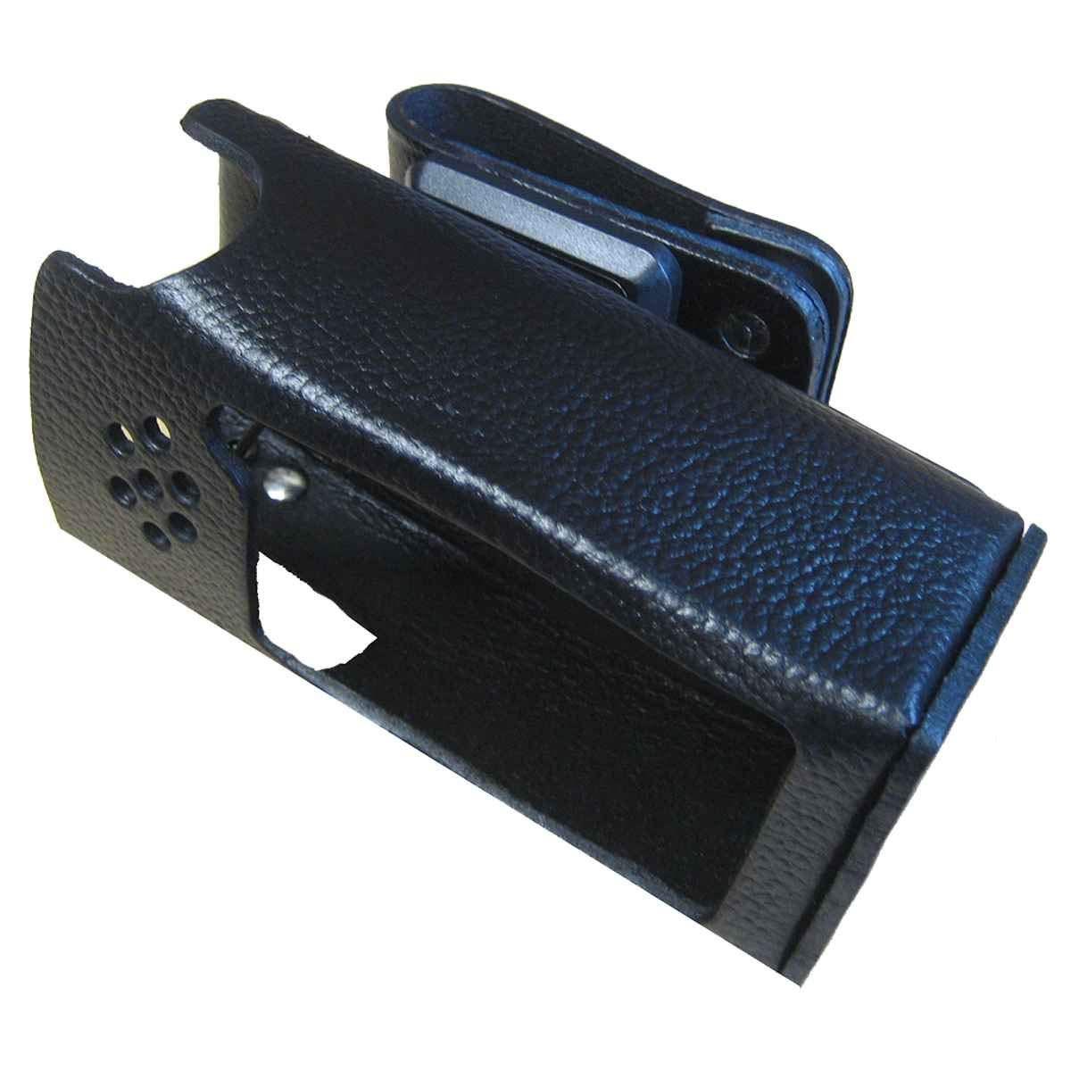 Leather Case with Swivel Belt Clip for HX400 Handheld VHF