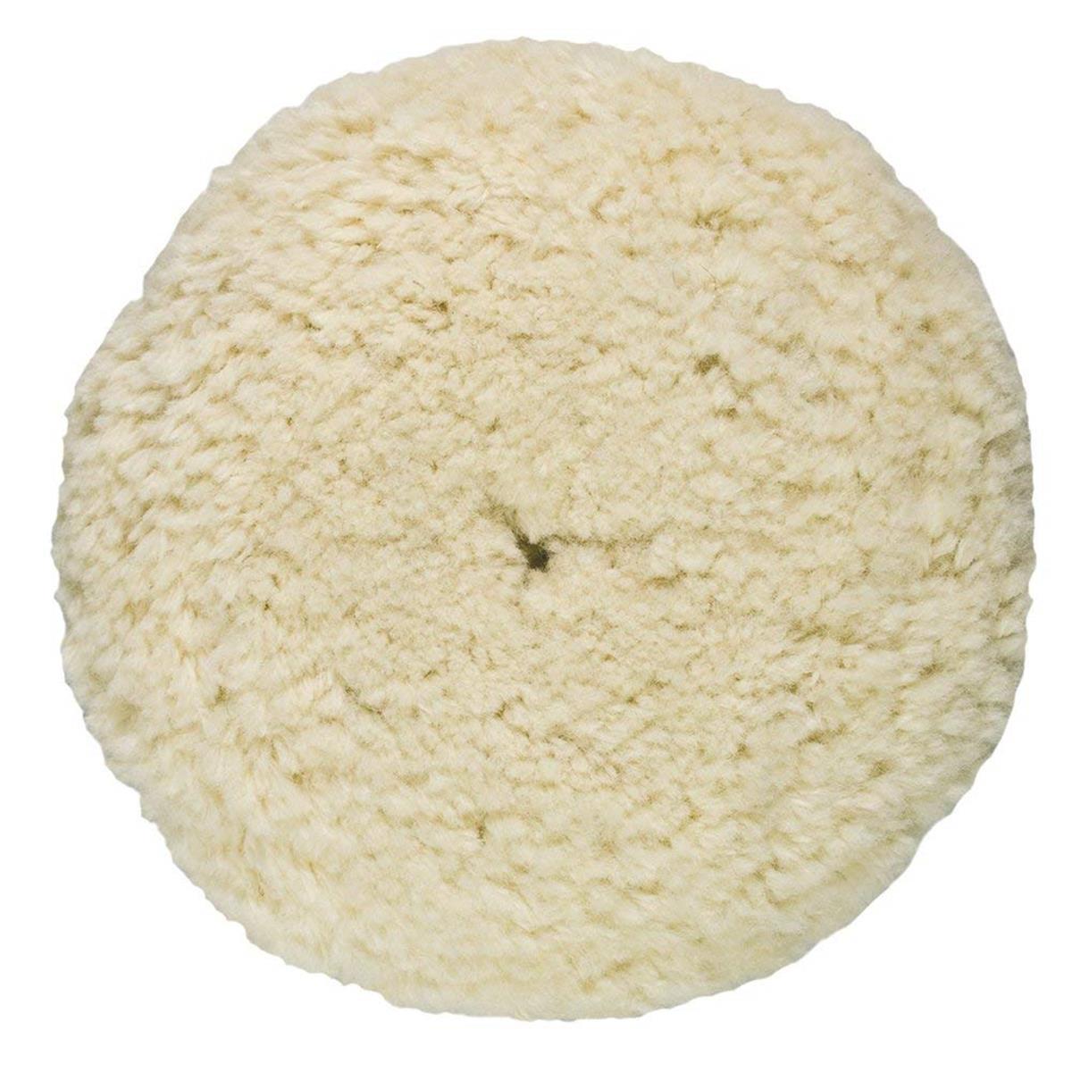 810176 Rotary Wool Buffing Pad - White Heavy Cut