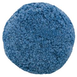 9 in. Rotary Blended Wool Buffing Pad - Blue Soft Polish - Case of 12