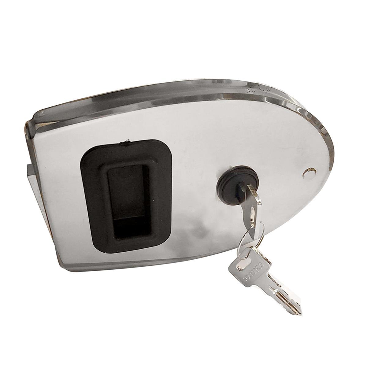 Oval Stainless Steel Sliding Action Latch Weatherproof Lock