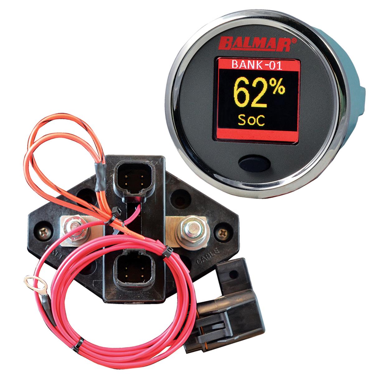 Picture of Balmar SG200 12-48V Battery Monitor Kit with Display Shunt & 10 m Cable