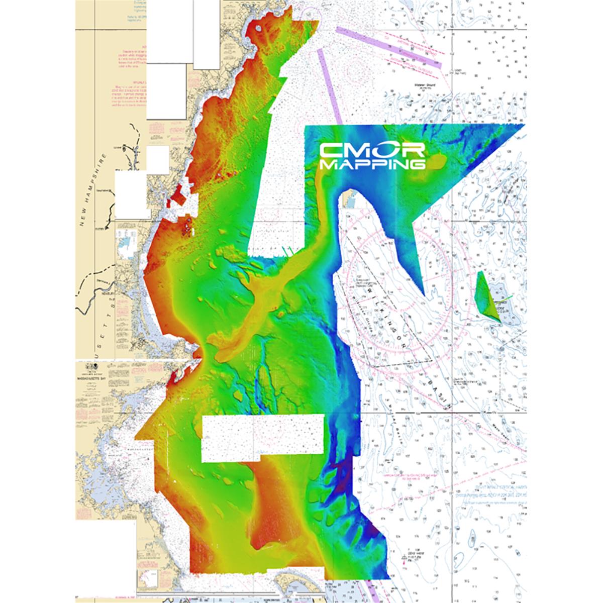 Picture of CMOR Mapping GMAI001R Gulf of Maine Map for Raymarine