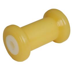 Picture of C.E. Smith 29712 5-0.62 in. ID Gold TPR Spool Roller with Bushing&#44; White Solid