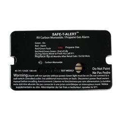 45-741-BL 45 Series Combo Carbon Monoxide Propane Alarm Surface Mount, Black