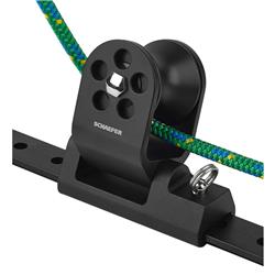 32-97 Twin Sheet Block for 1.25 in. T-Track, Black