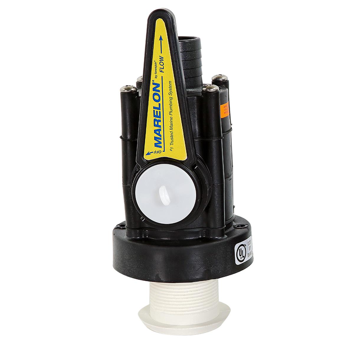 1.5 in. Marelon Full-Flow Seacock & Mushroom Through-Hull