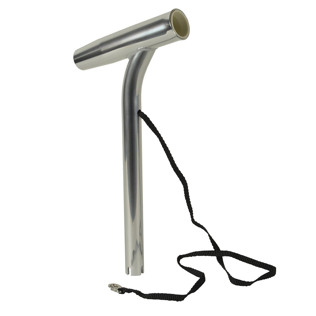 Outrigger Rod Holder with Liner & Strap - Aluminum
