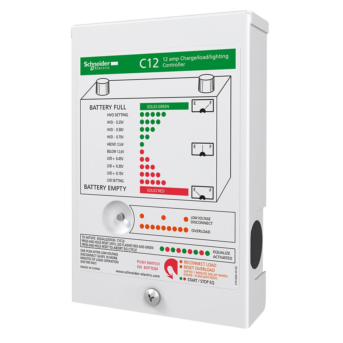 C12 C-Series Solar Charge Controller - 12 A