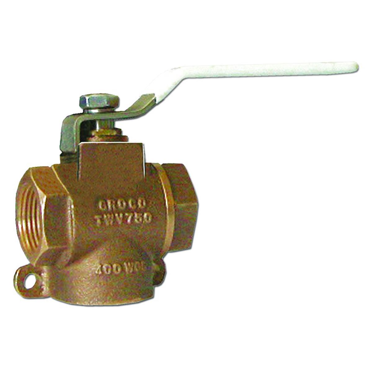 TWV-1500 1.5 in. NPT Bronze 3-Way Valve