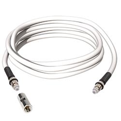 VHF Antenna Extension Cable Kit - White - 20 ft - RG-8x & FME Mini-End