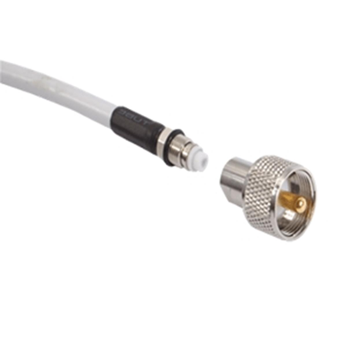 PL-259-ER Screw-On PL-259 Connector for Cable with Easy Route FME Mini-End