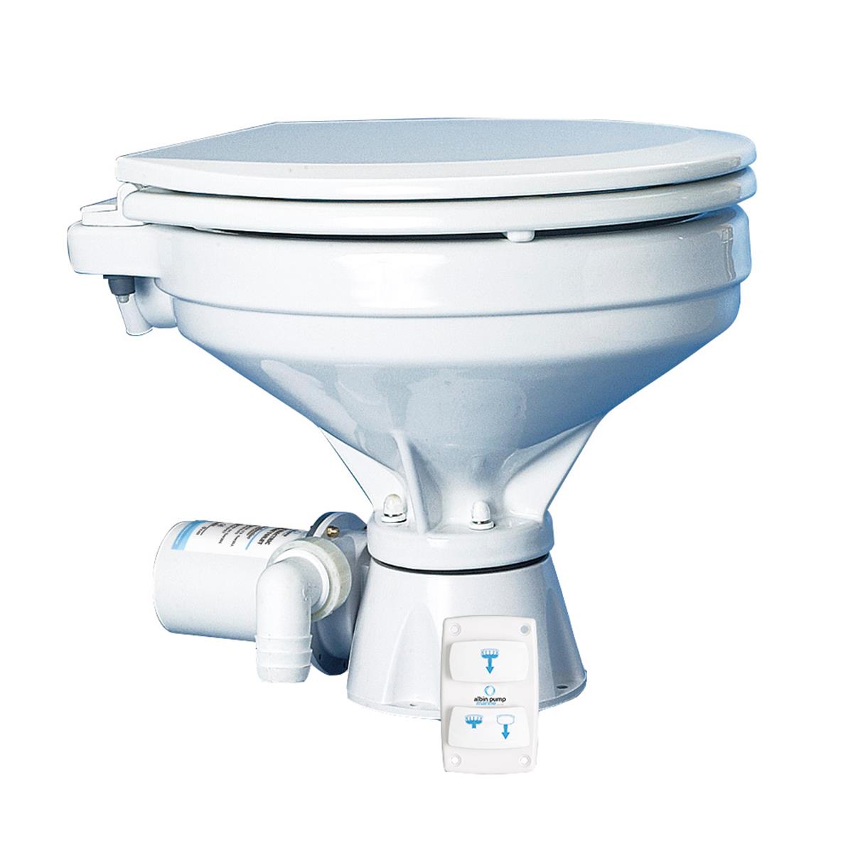 Picture of Albin Pump Marine 07-03-012 Toilet Silent Electric Comfort - 12V