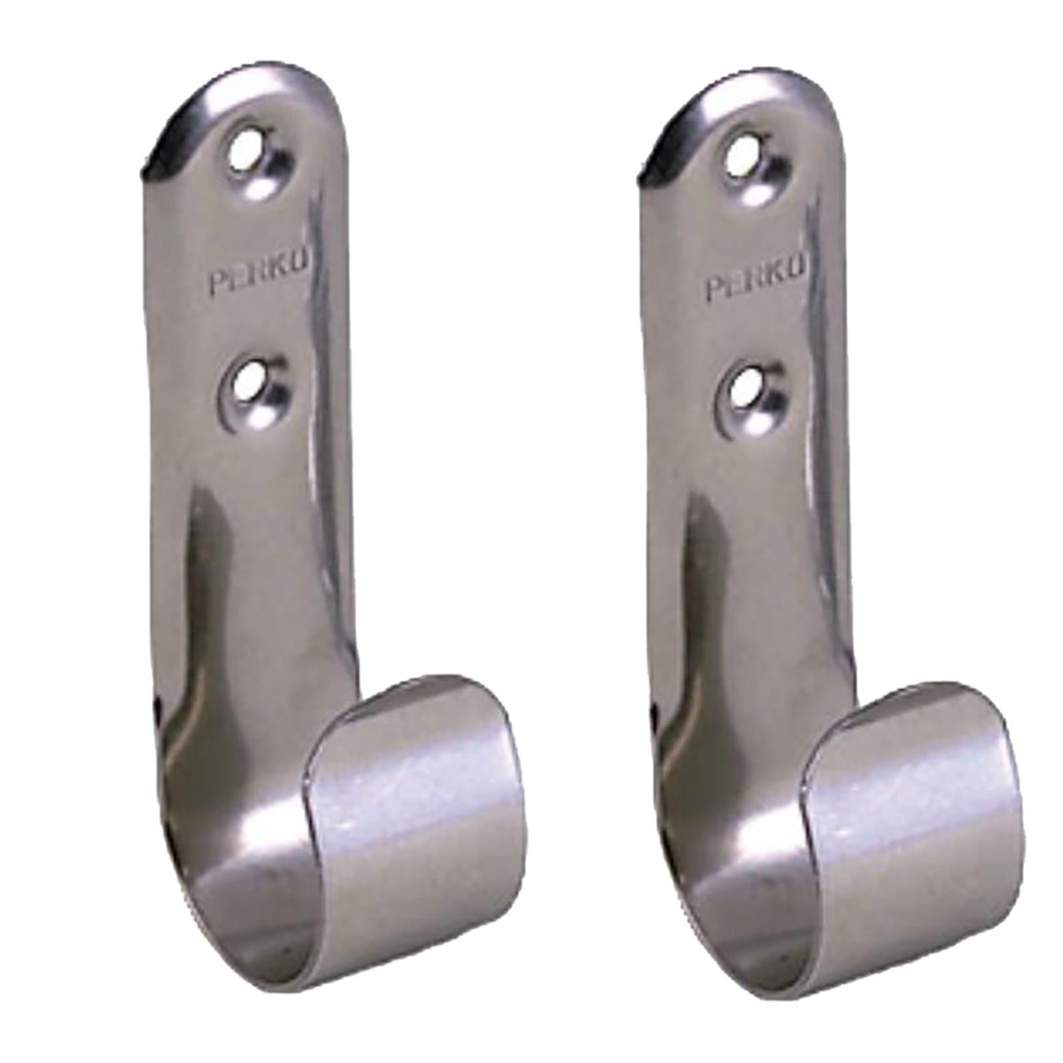 0492DP0STS Stainless Steel Boat Hook Holders - Pair