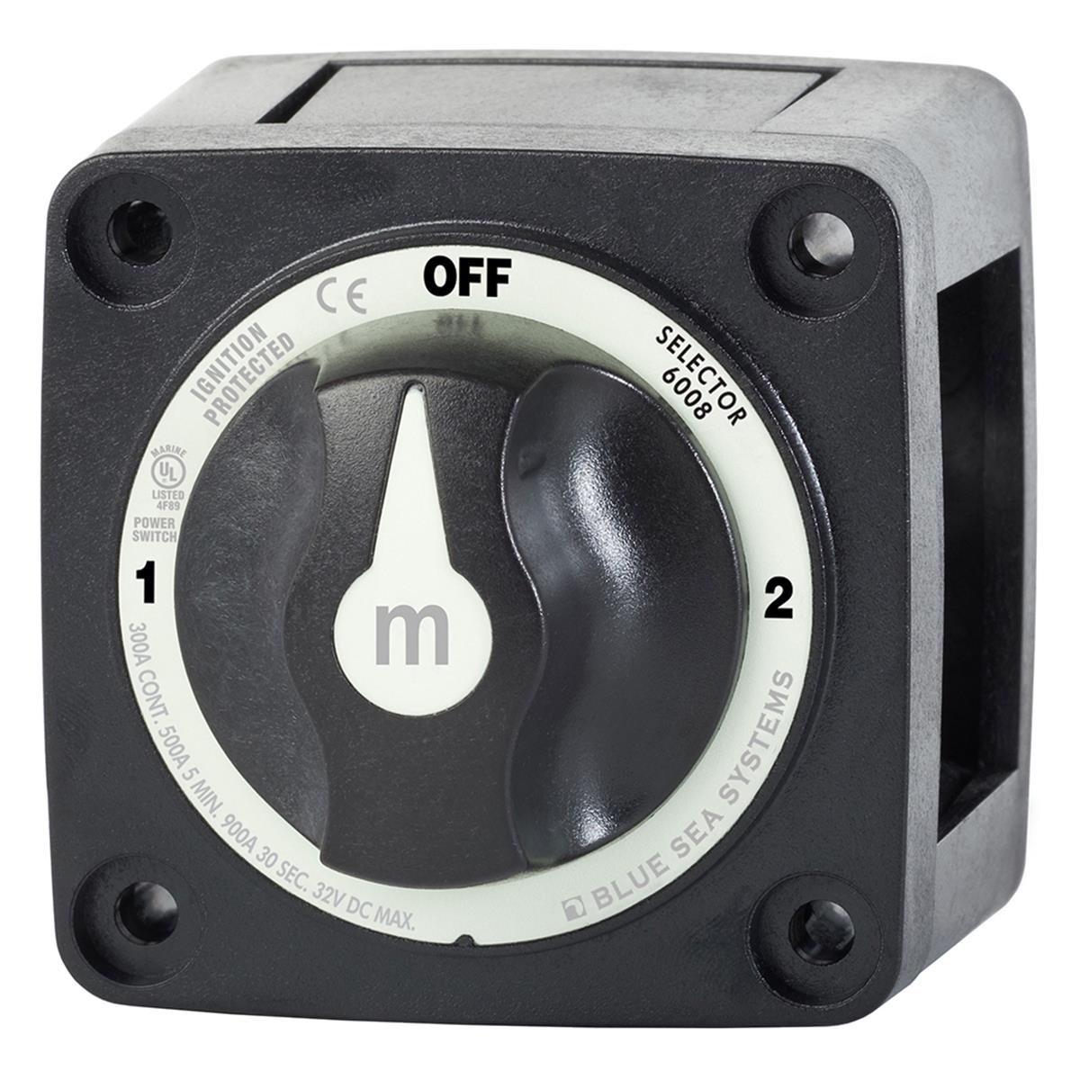 s  M-Series Selector 3 Position Battery Switch - Black