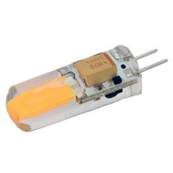 LLB-21KC-71-00 2 watt 10-30VDC 36 x 10 mm Natural White G4 Bulb Bottom Pin Silicon Encapsulated