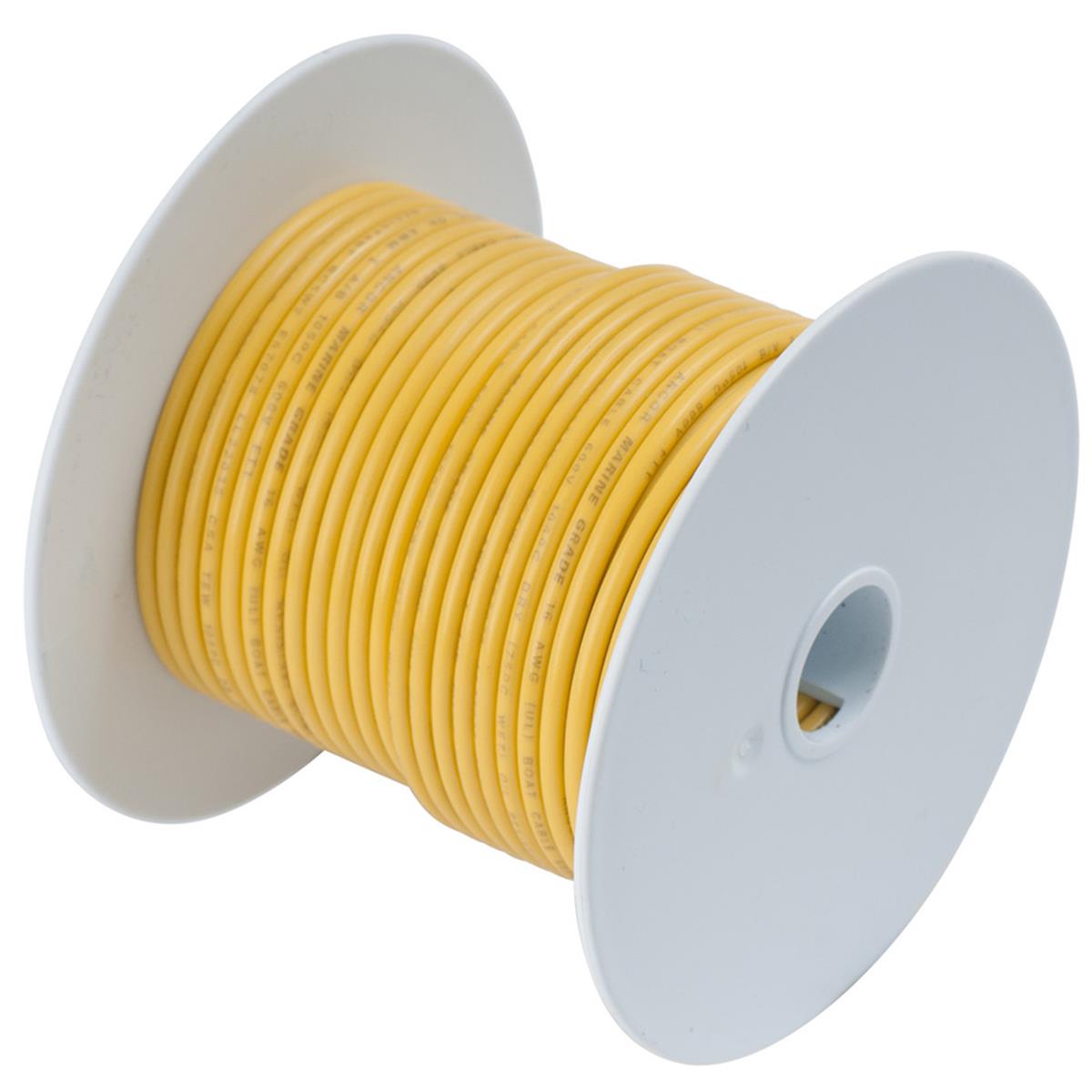 Picture of Ancor 109025 250 ft. 10 AWG Tinned Copper Wire&#44; Yellow