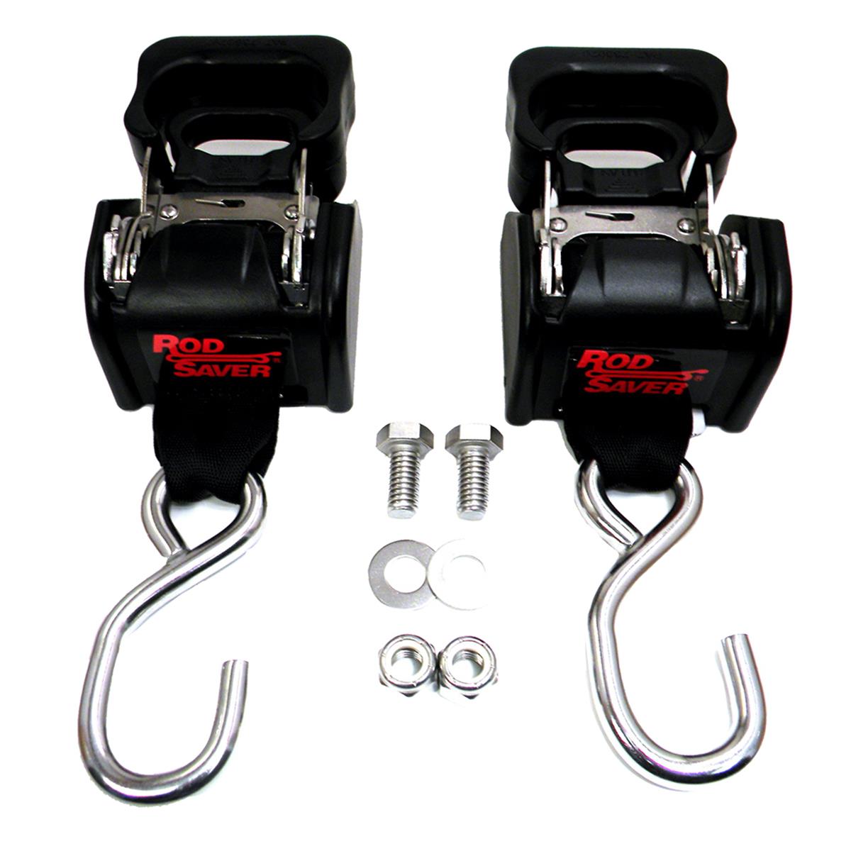 Rod Saver 2" x 48" Stainless Steel Retractable Tie-Downs | For Trailers | by West Marine