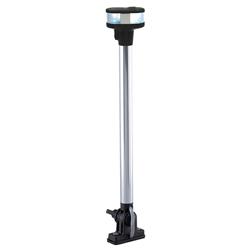 1684DP0CHR 12.81 in.Vertical Combo Mast All-Round High Sail or Power Folding Masthead Light