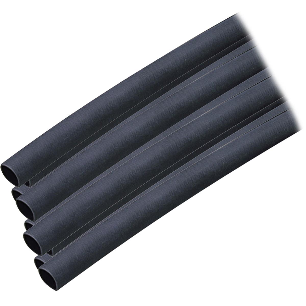 303124 0.25 x 12 in. Adhesive Lined Heat Shrink Tubing, Black - Pack of 10