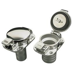 Sea-Dog Stainless Steel Flip Top Gas Fill Fits 2" ID Hose | by West Marine