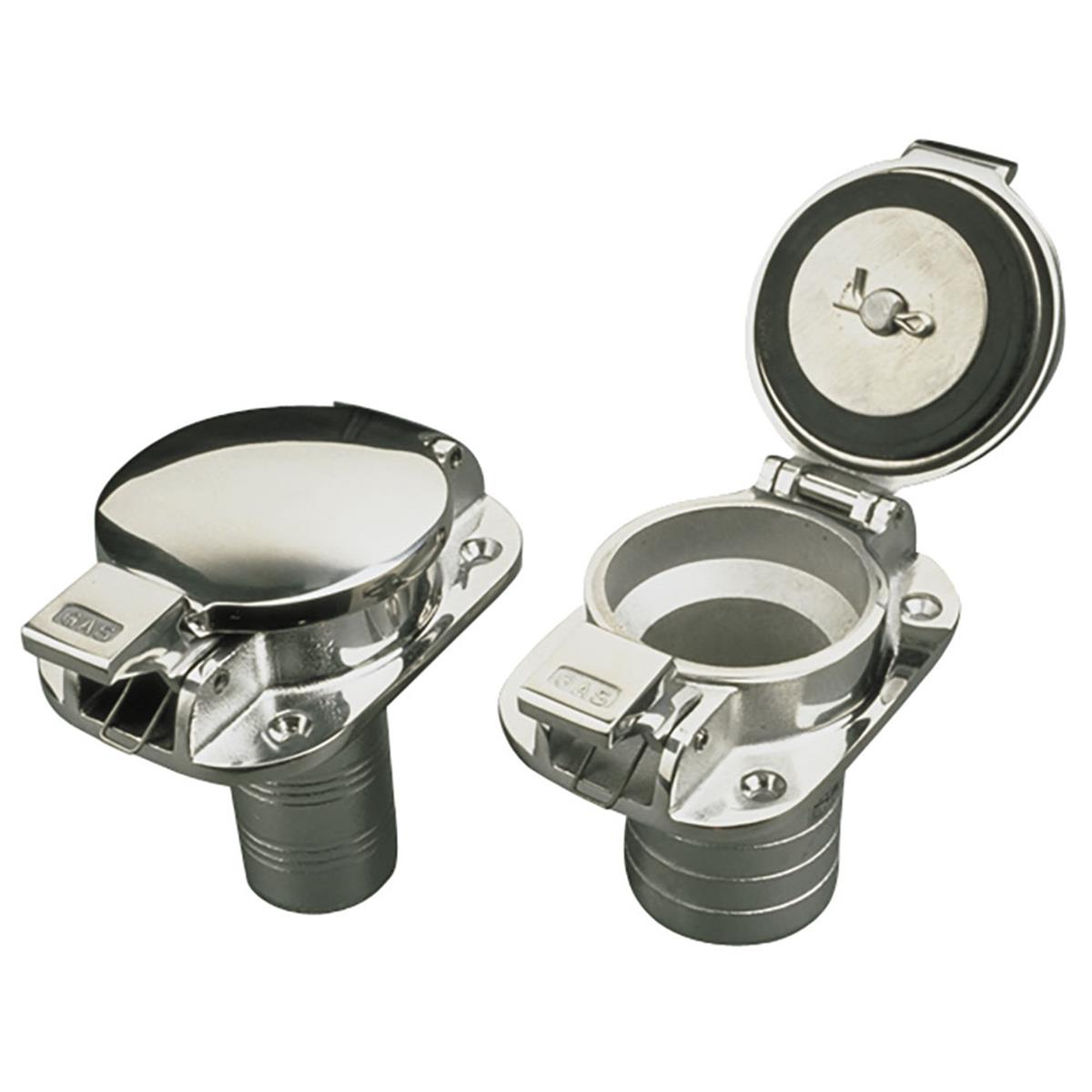 Sea-Dog  1.05 in. Stainless Steel Flip Top Deck Fill Gas Hose