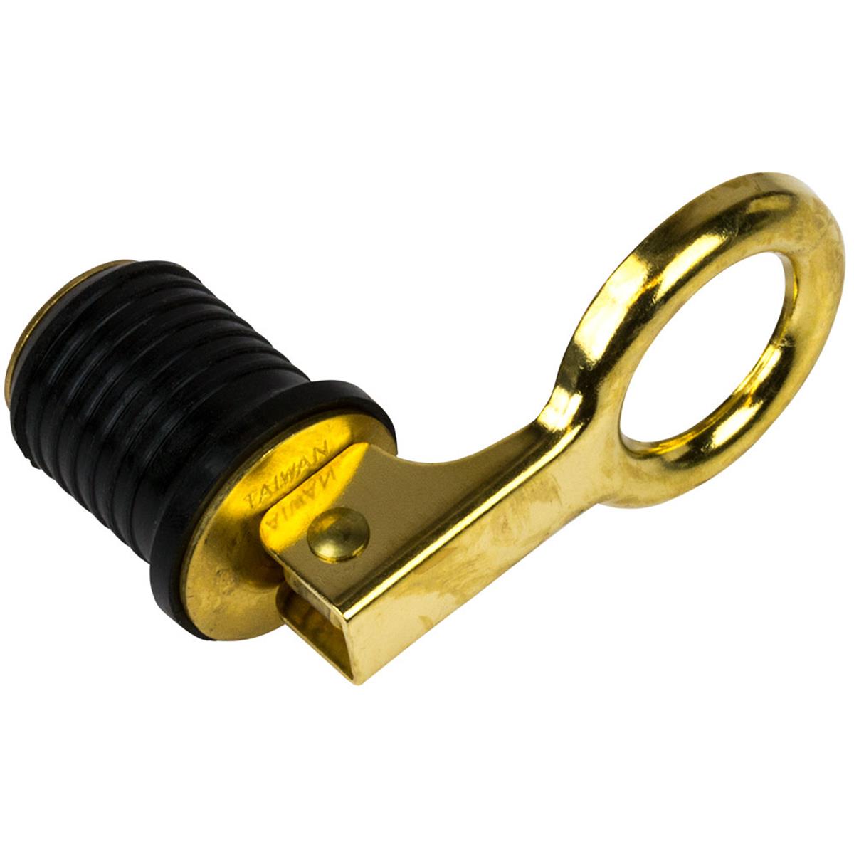 1.25 in. Brass Snap Handle Drain Plug