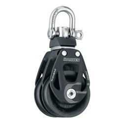 Harken 45 mm Element Double Block with Swivel/Locking Shackle | For Sailing | by West Marine