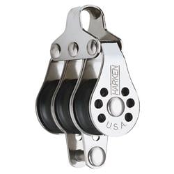 229F 22 mm Triple Micro Block with Becket for Fishing
