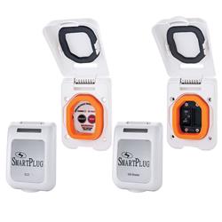 ELCIBRKR50PW 50A Combo Kit with ELCI Sensor & Breaker Non-Metallic Door - White