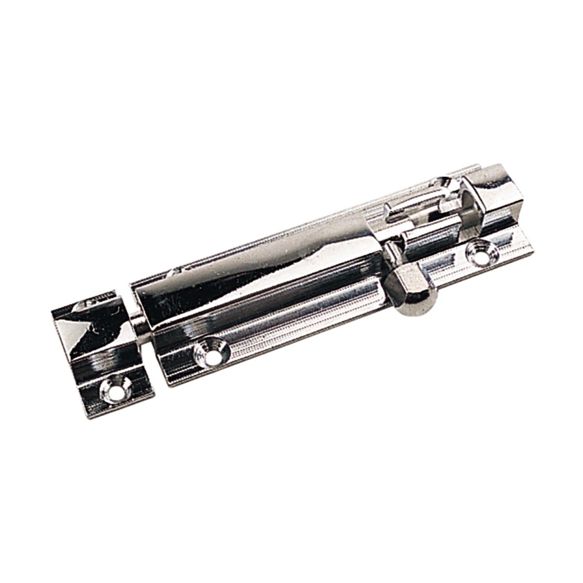 Plated Brass Barrel Bolt44 Chrome  25 in