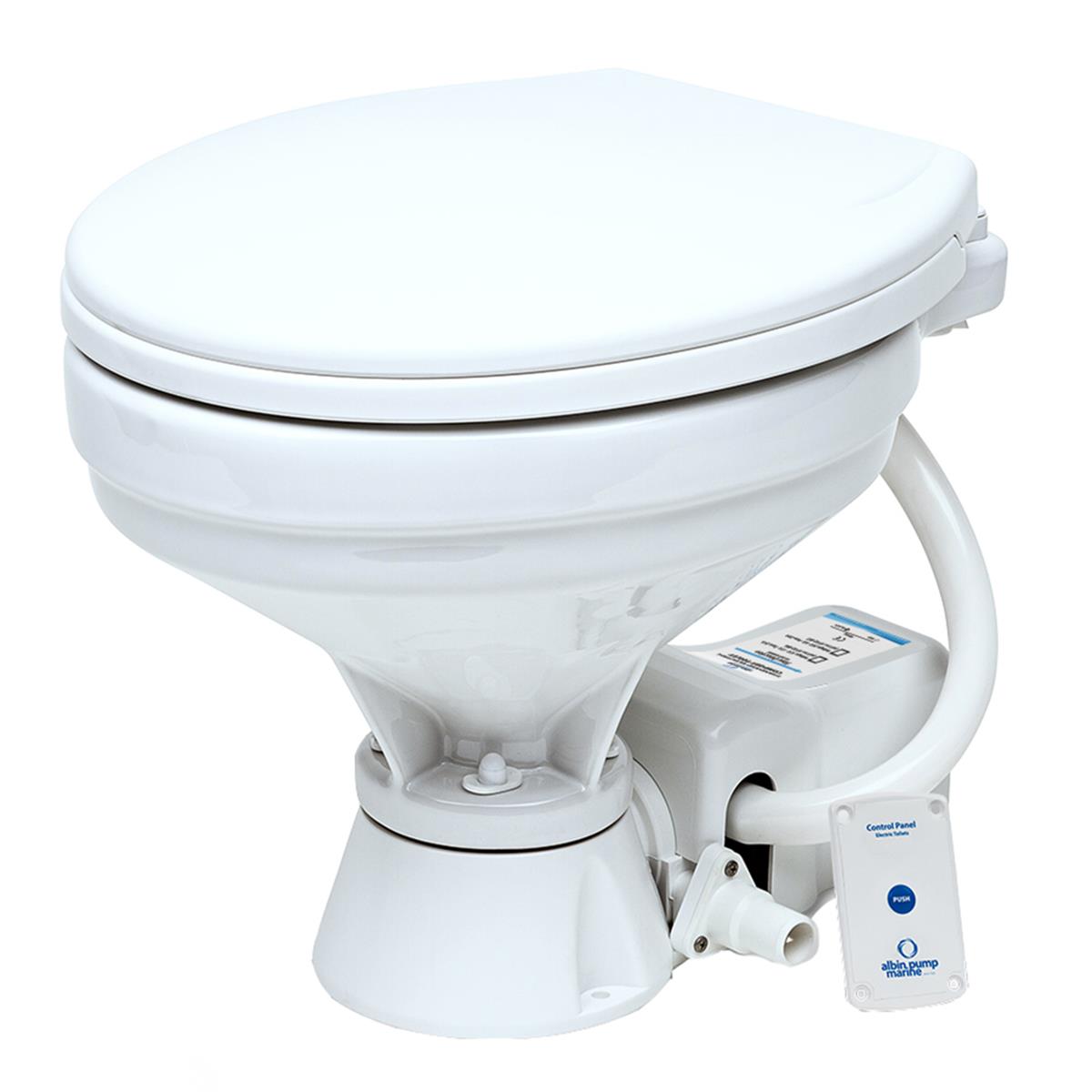Picture of Albin Pump Marine 07-02-006 Standard Electric EVO Comfort Toilet - 12V