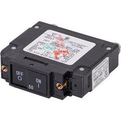 s 7459 UL-489 Circuit Breaker - 50A Flat Rocker