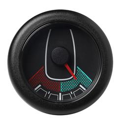 A2C1066080001 2.06 in. OceanLink Rudder Angle Gauge with Black Dial & Bezel