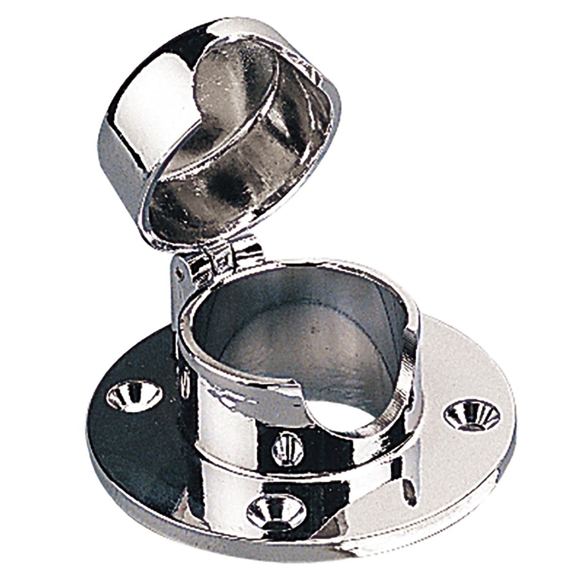Chrome Brass Hinged Chain Deck Pipe