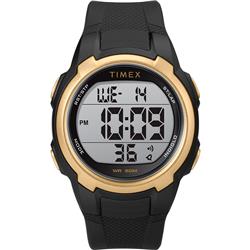 Picture of Timex TW5M33600SO T100 Watch&#44; Black & Gold - 150 Lap