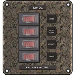 Picture of Blue Sea Systems 4323 Circuit Breaker Switch Panel 4 Position&#44; Camo