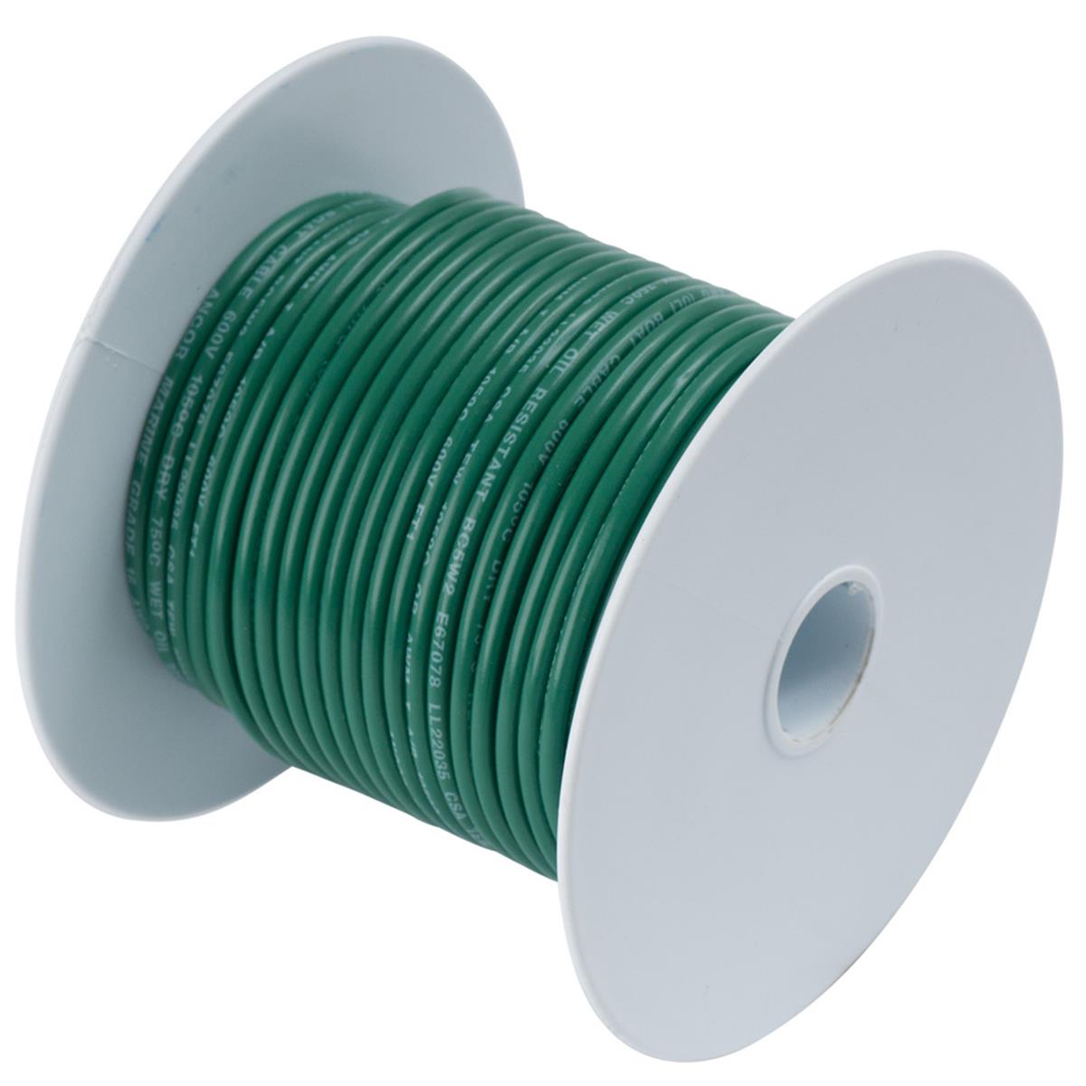 100350 500 ft. 18 AWG Tinned Copper Wire, Green