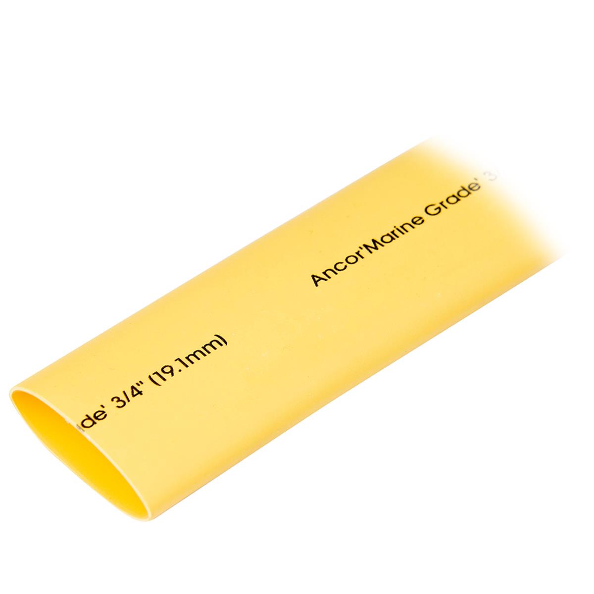 0.75 x 48 in. Heat Shrink Tubing, Yellow