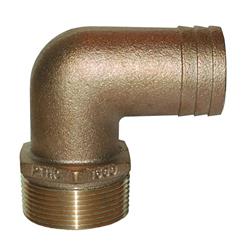 PTHC-2000 2 in. NPT x 2 in. 90 deg ID Bronze Pipe to Hose Fitting Standard Flow Elbow