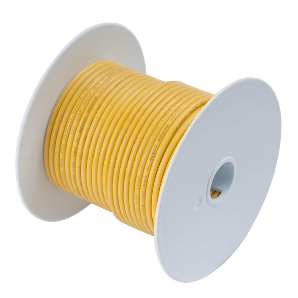 113905 50 ft. 4 AWG Tinned Copper Battery Cable, Yellow