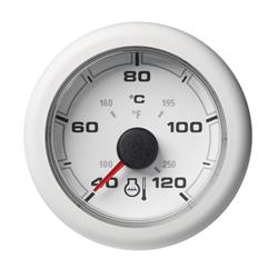 A2C1065970001 2.06 in. OceanLink Coolant Temperature Gauge with White Dial & Bezel