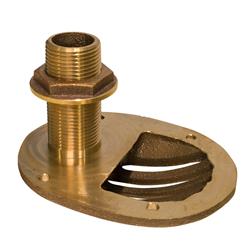STH-2500-W 2.5 in. Bronze Combo Scoop Thru-Hull with Nut