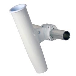 Picture of C.E. Smith 53721 1.66 in. Aluminum Horizontal Clamp-On Rod Holder with Powder Coated & Sleeve&#44; OD - White